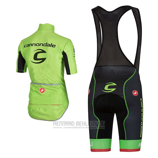 2017 Fahrradbekleidung Cannondale Grun Trikot Kurzarm und Tragerhose - zum Schließen ins Bild klicken